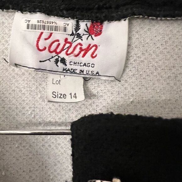 Vintage Caron Chicago white and black women’s Blazer. Very Chanel like. Size 14 - Picture 3 of 6